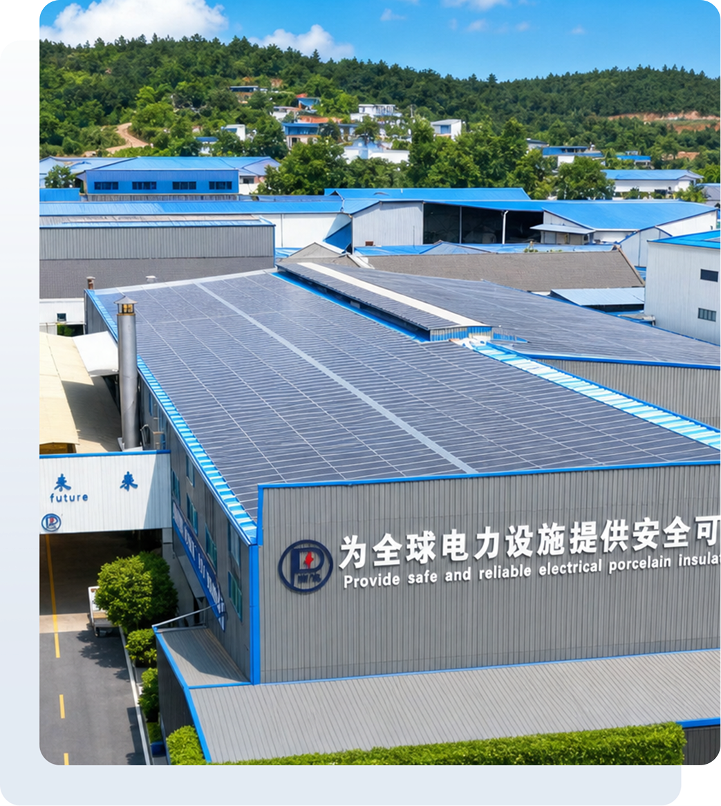 华高电瓷生产基地鸟瞰图