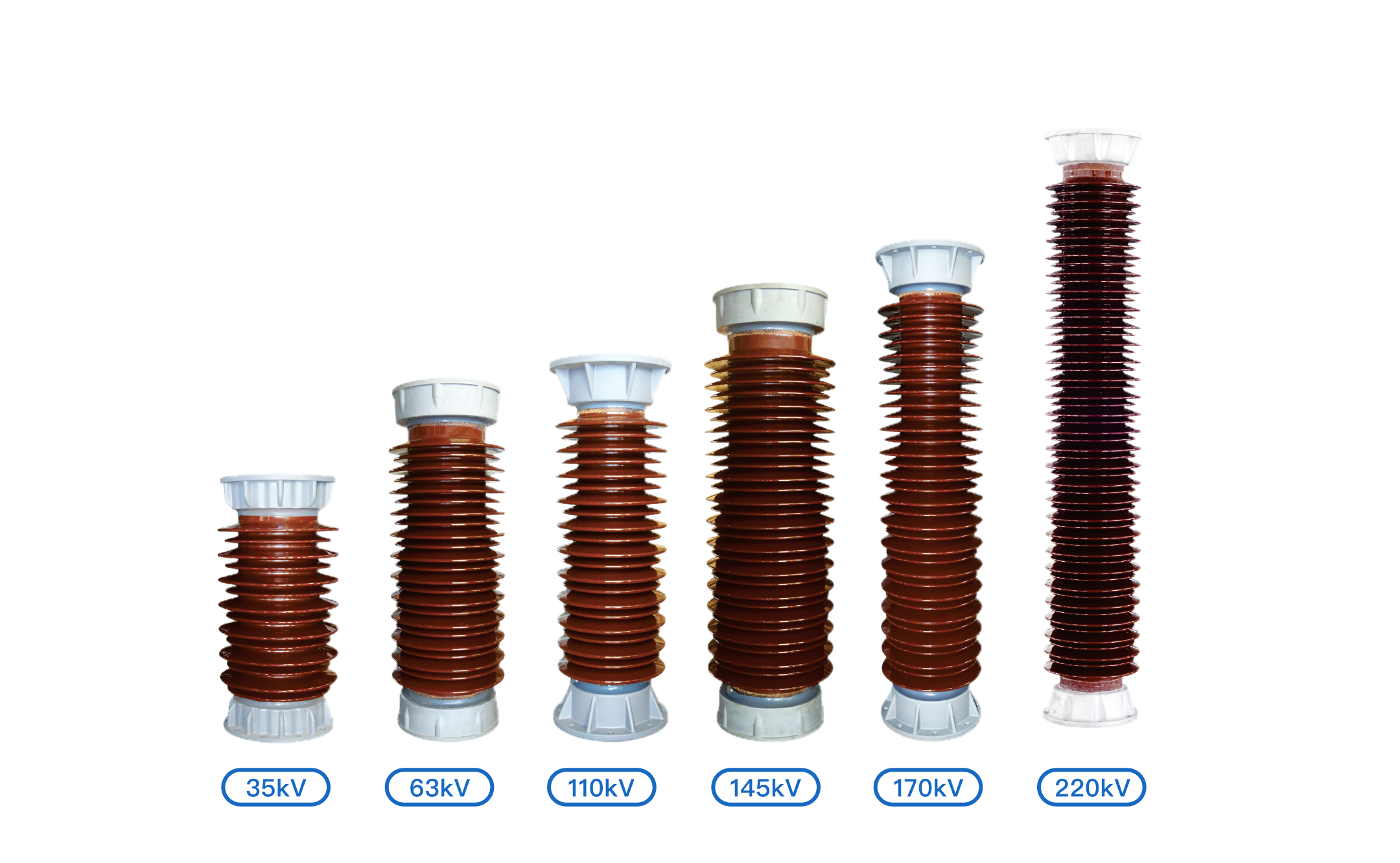 35kV-220kV SF6断路器瓷套系列
